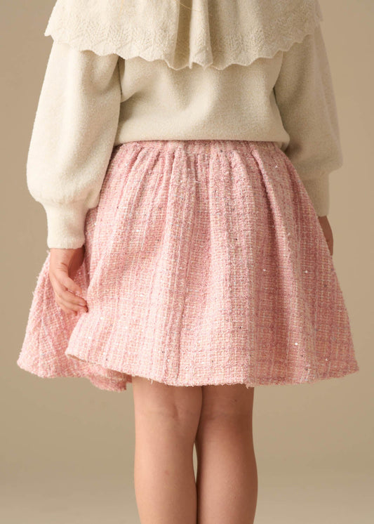 mini girl tweed skirt