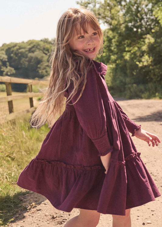 mini ava collar cord dress