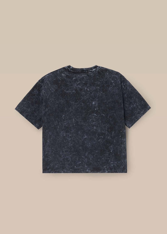 kids girl band tee black