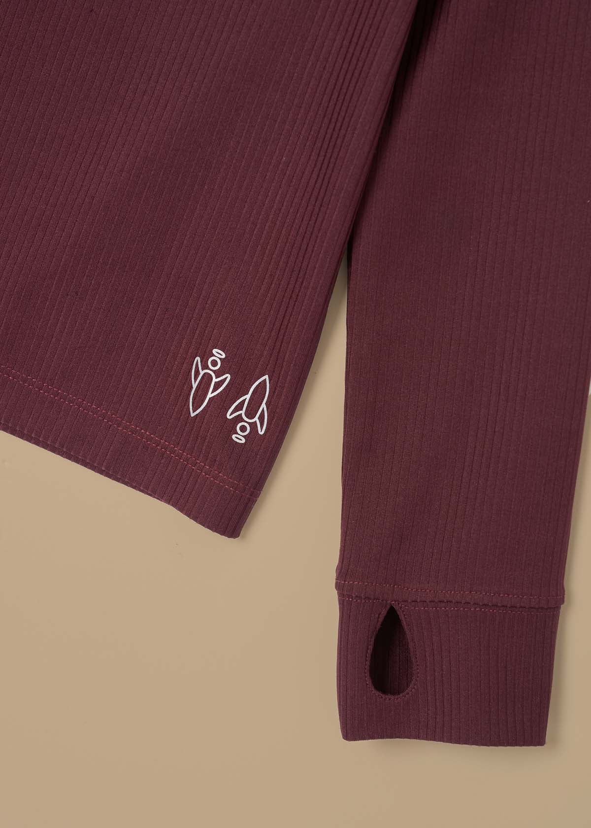 Tori Ultimate Active LS Top - Burgundy