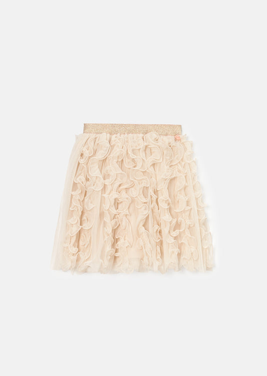 Colette Pink Spiral Mesh Skirt