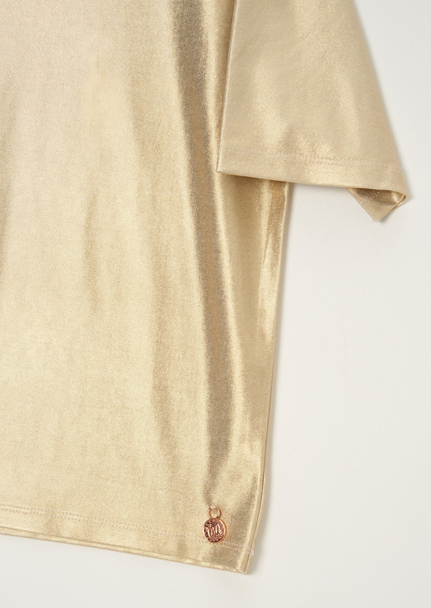 Luna Gold Metallic Jersey Tee