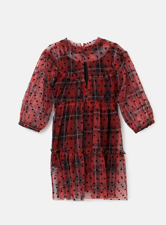 Cara Baby Tartan Spot Dress