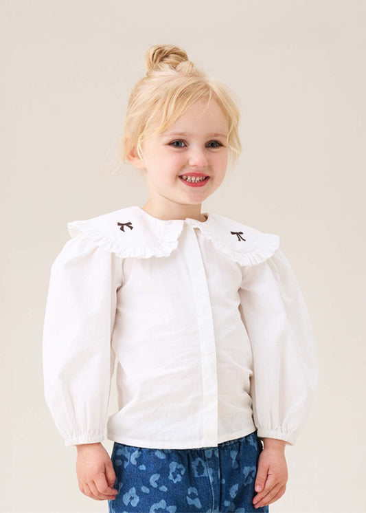 baby girl embroidered collar blouse online
