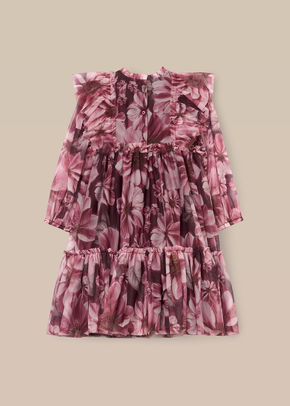 floral mesh dress baby girl