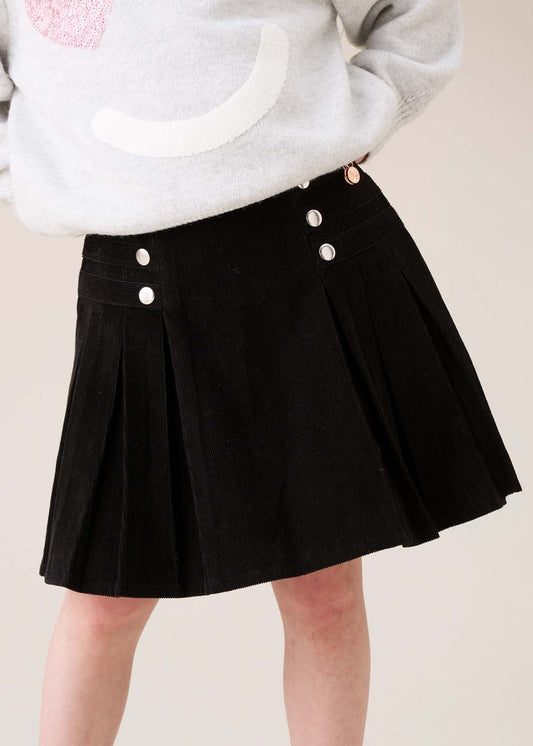 Girl Lucile Cord Pleated Skirt