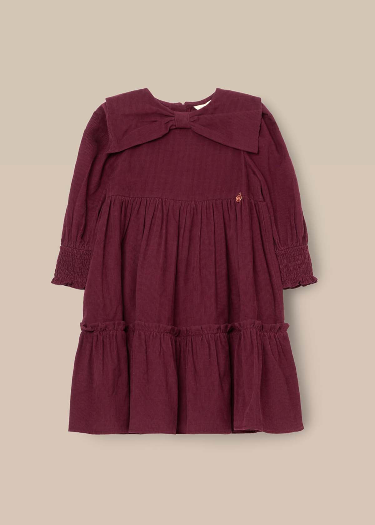 online ava collar cord dress