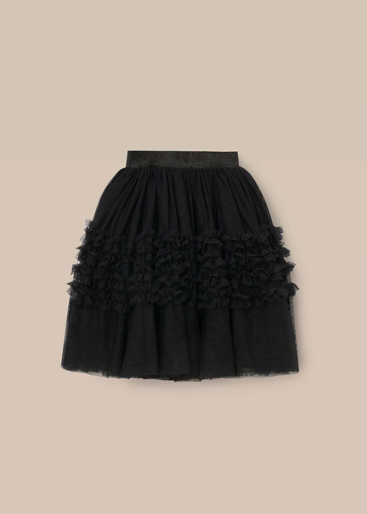 ayered ruffle skirt