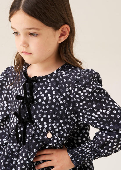 black girl godet spot dress