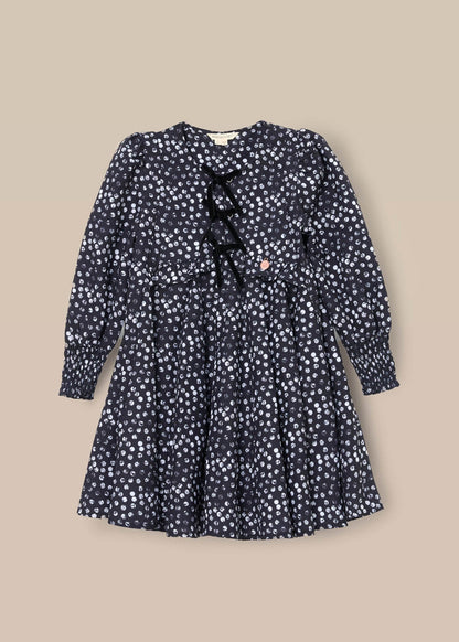 casual girl godet spot dress