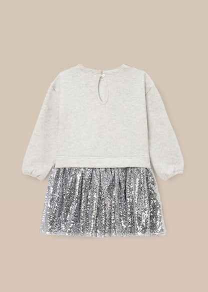 outfit sets girl sequin skirt sweat dress