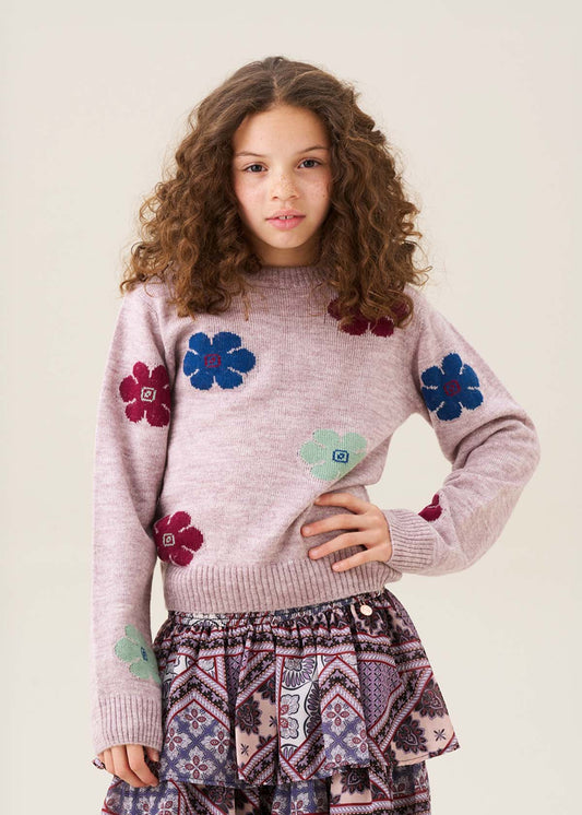 girl flower jumper