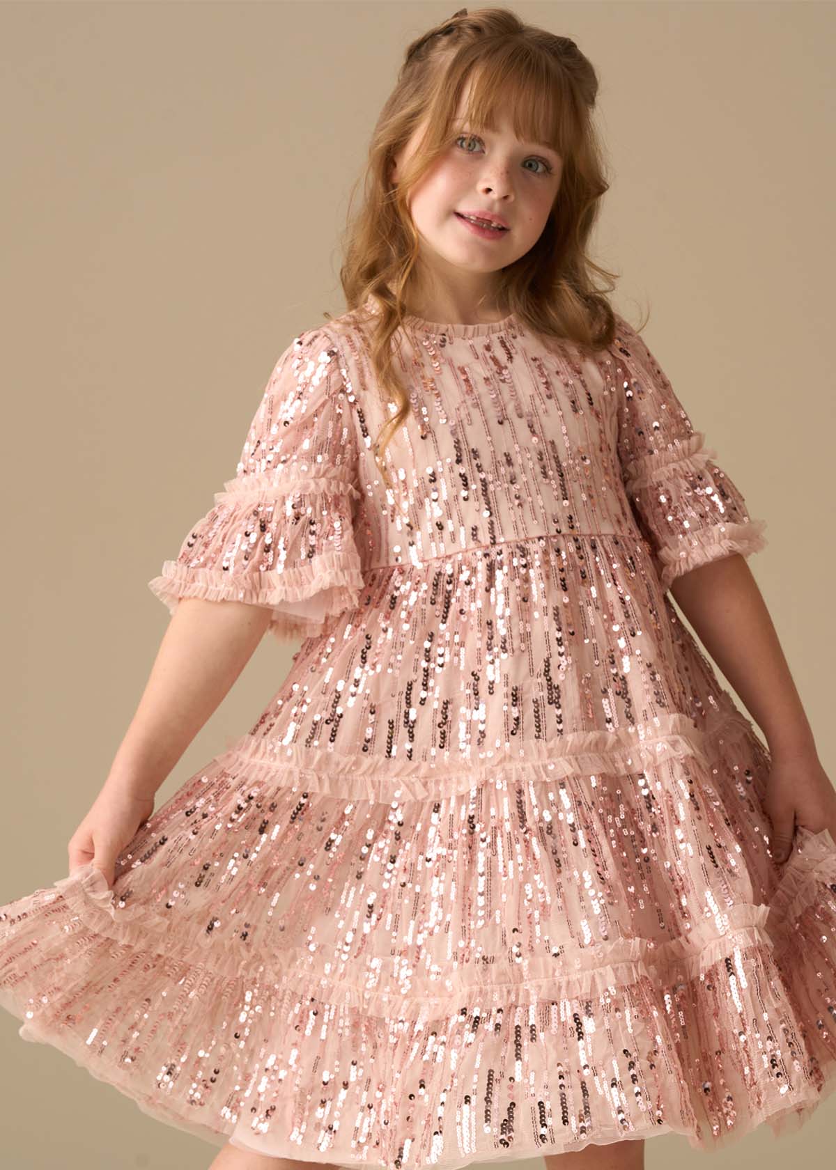 mini girl sequin dress
