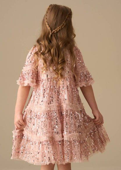 midi girl sequin dress