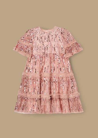 casual girl sequin dress