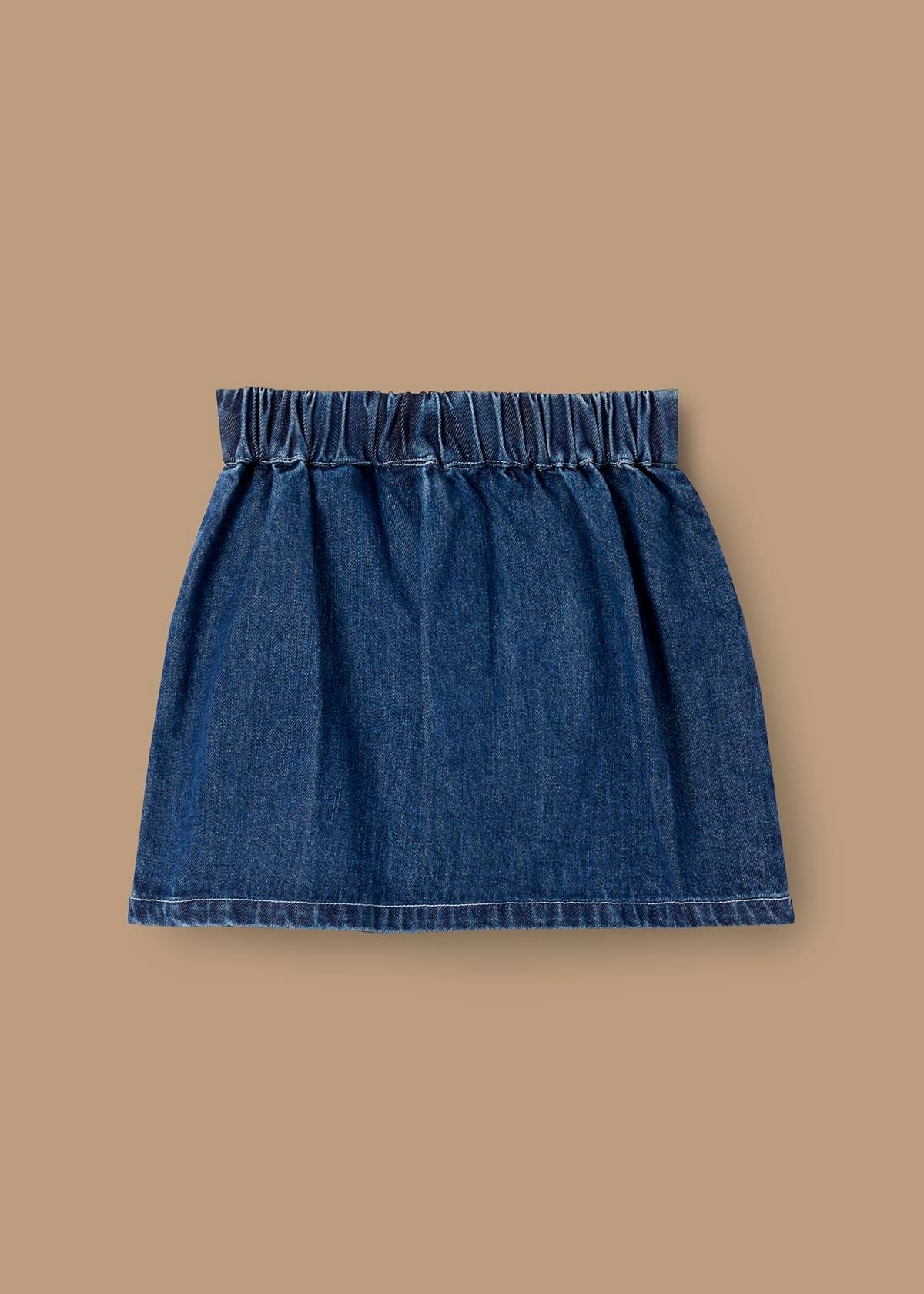 buy girls denim bow aline skirt