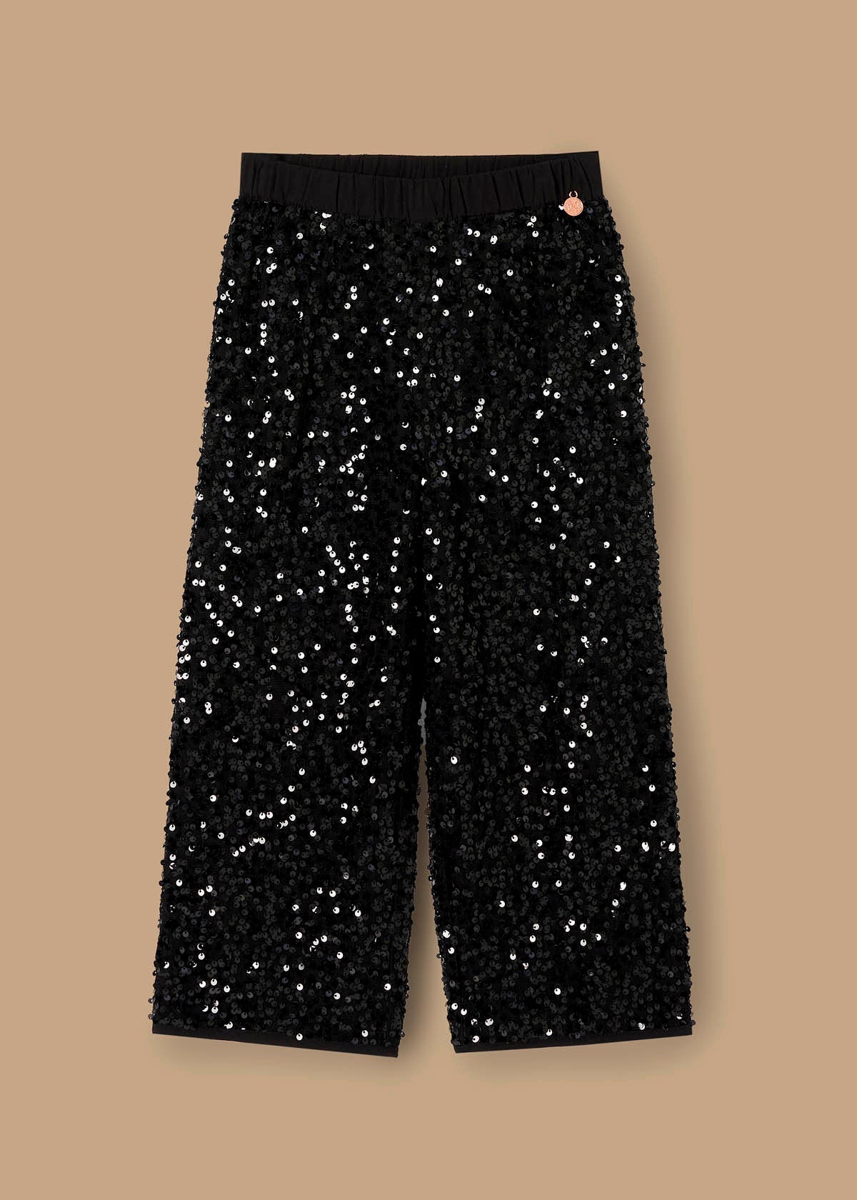 Girl Mesh Sequin Trousers