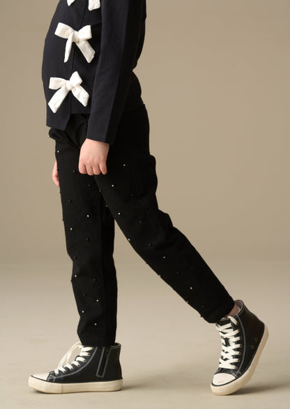 loose fit girl barrel leg jeans