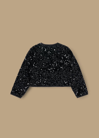 online girl velvet sequin jacket