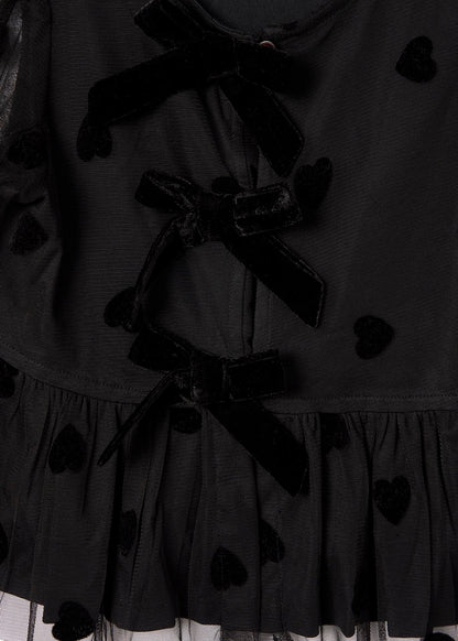 buy girl flock heart mesh top