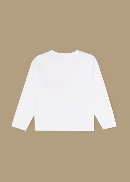 winter  love disco ls tee white