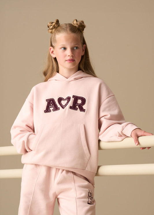 Girl Active Oversized Logo Hoodie - Pink