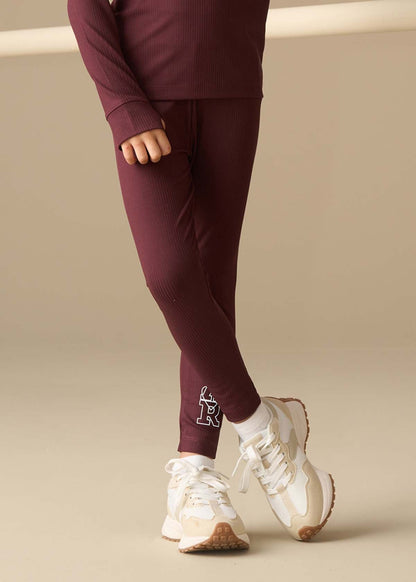 Girl Ultimate Active Legging - Burgundy