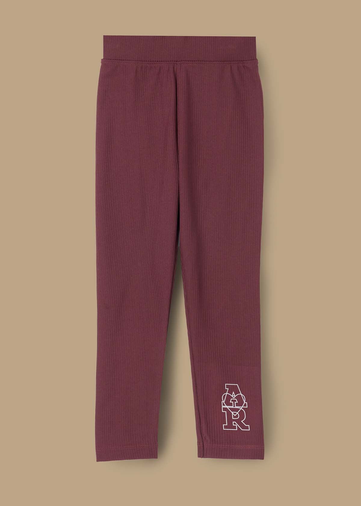 ankle girl ultimate active leggings burgundy