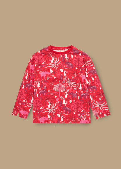 online girls scandi print pjs
