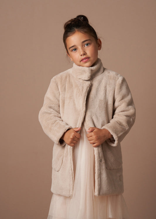 Briar Taupe Fur Coat