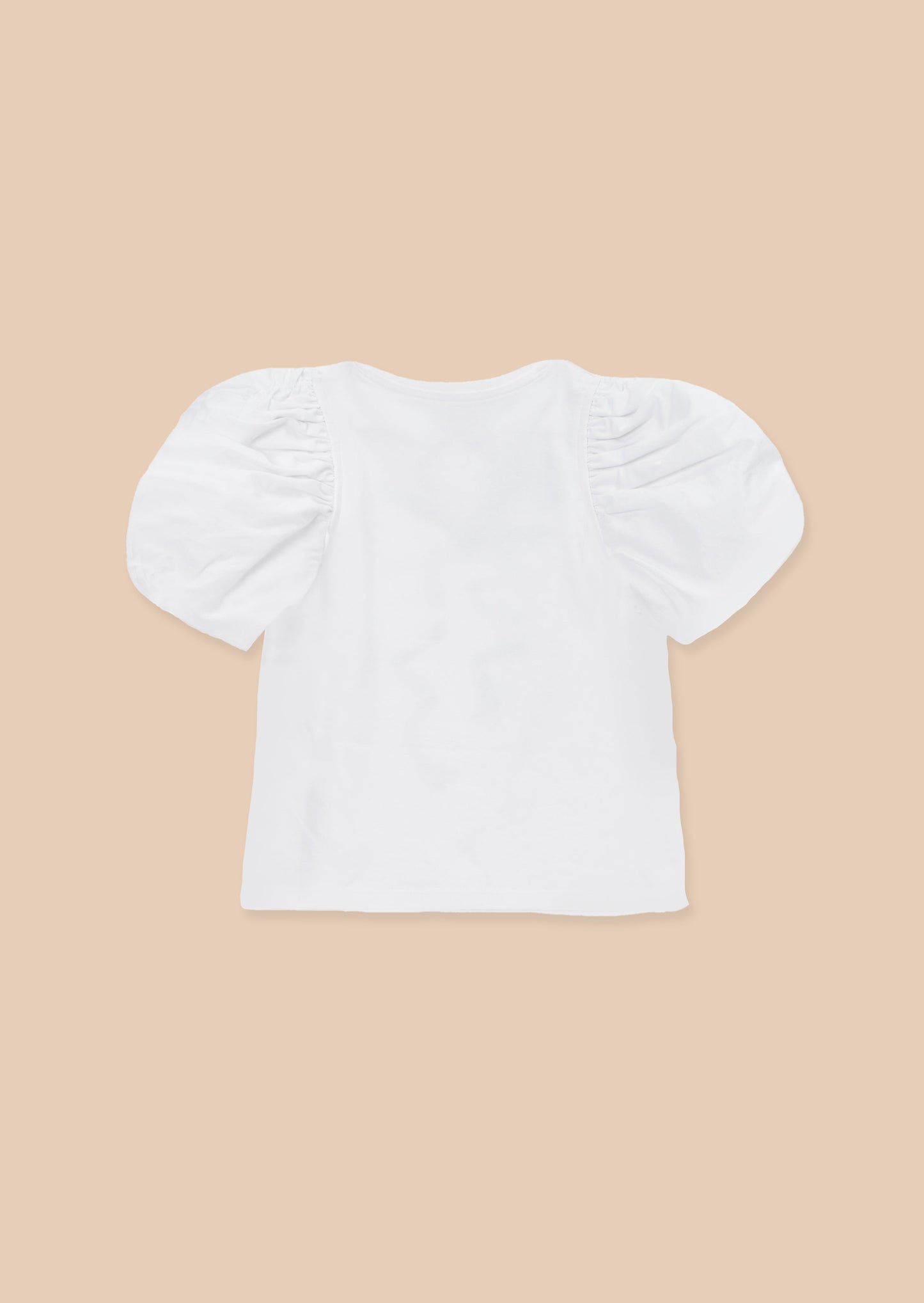 Aofie White Diamante Bow T Shirt