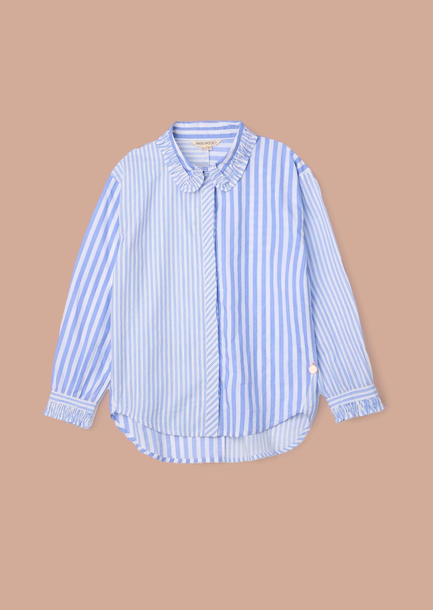Striped Boys Blue Mix Stripe Shirt
