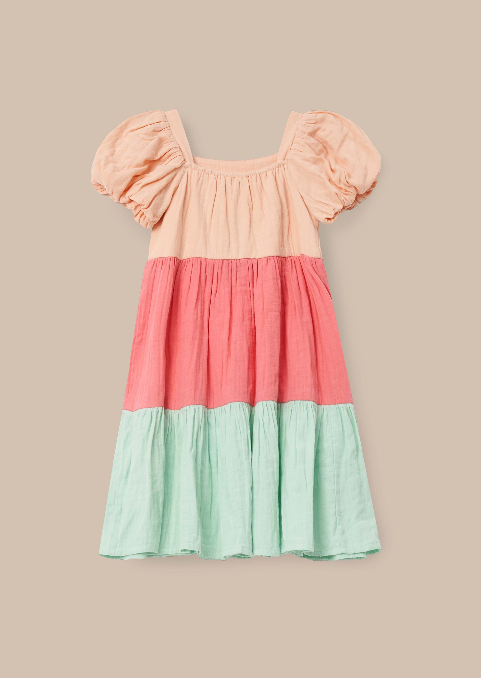 Buy Multi Tiered Colourblock Dress