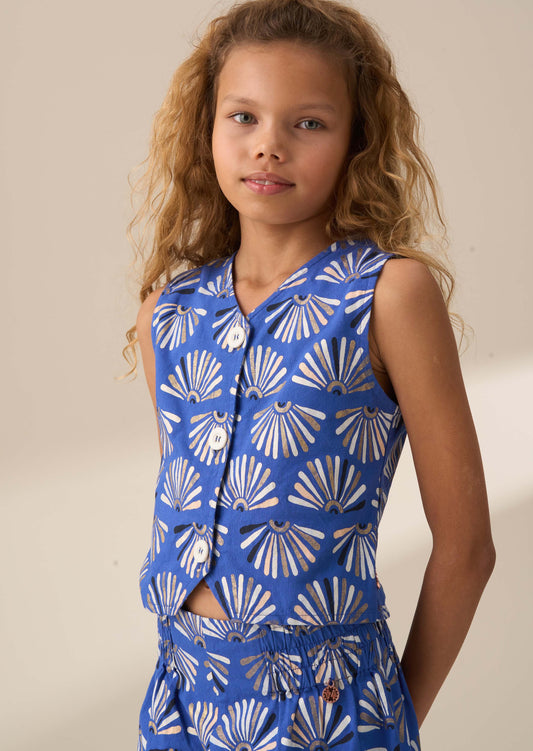 Linen Waistcoat Co Ord Set