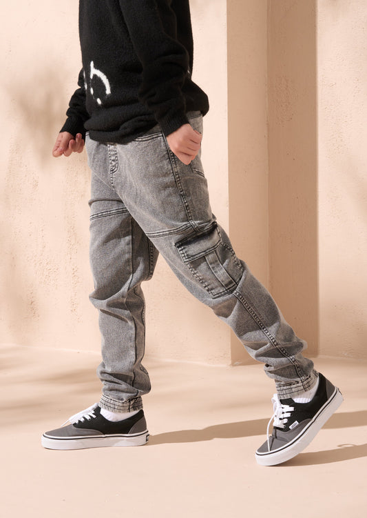 Nile Indigo Washed Jogger Jean