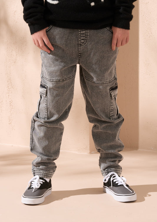 Nile Indigo Washed Jogger Jean