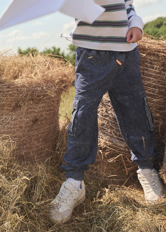 Boys Cargo Cut & Sew Jogger