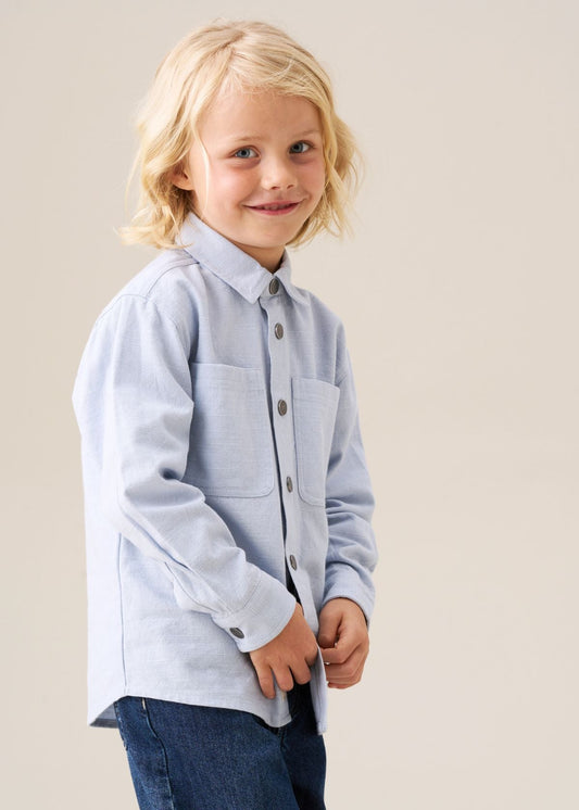 Boy Canvas Shirt with pocket