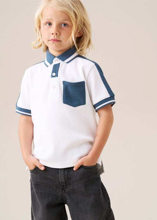 popcorn knit t-shirt