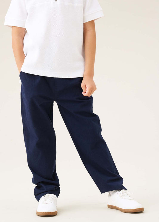 boys cotton twill pants
