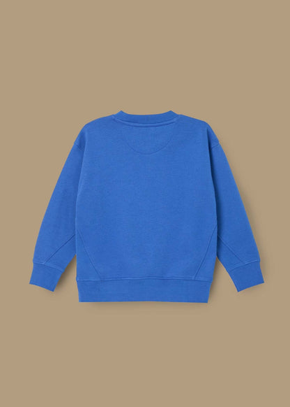 Nicolas Seasonal Print Sweatshirt - Blue