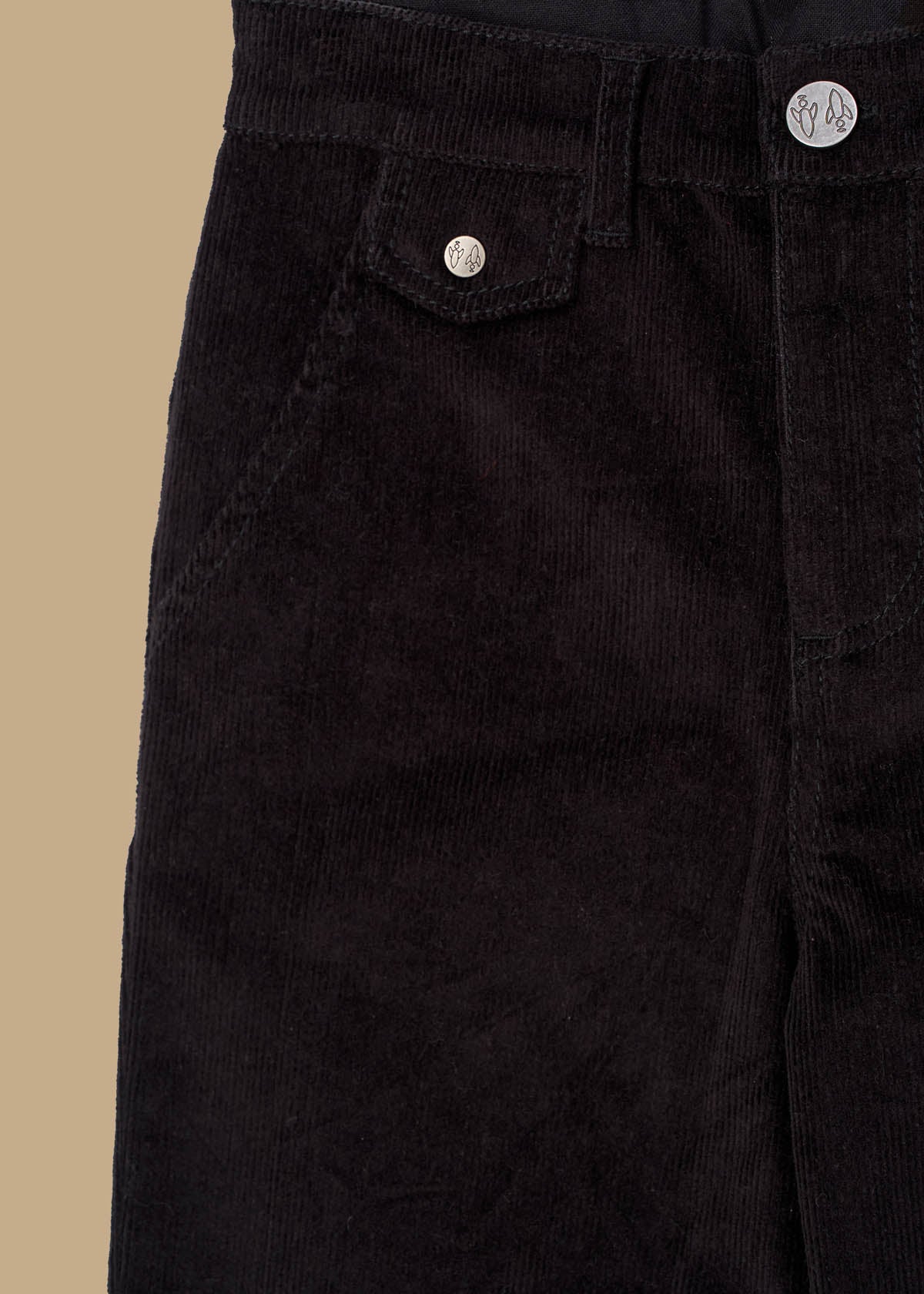 relaxed fit boy straight leg cord trousers