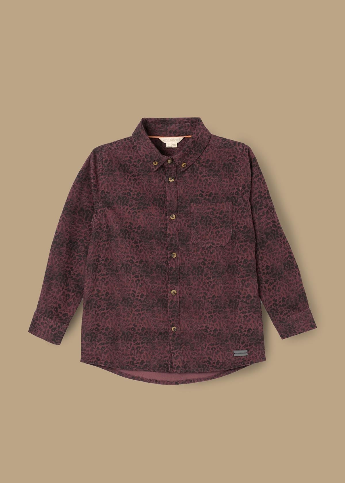 buy boys leopard jacquard shirt