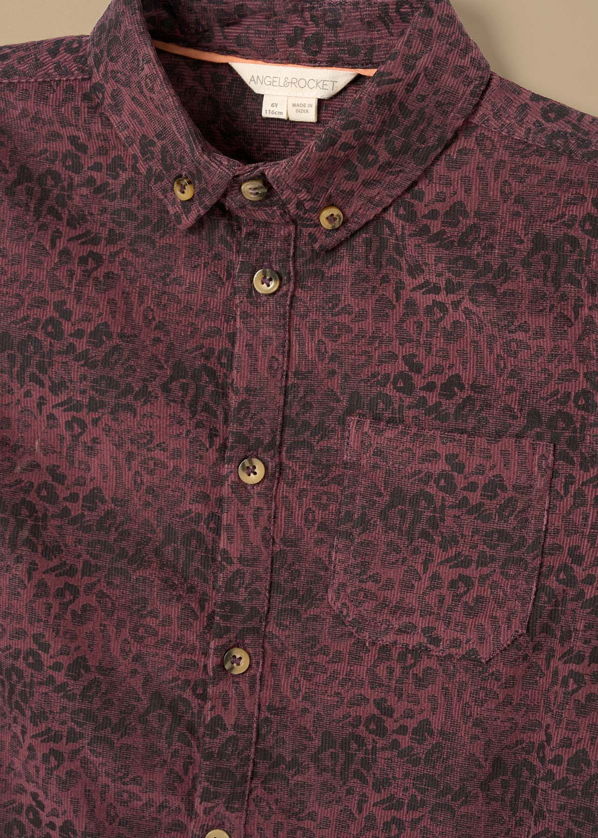 outfit boys leopard jacquard shirt