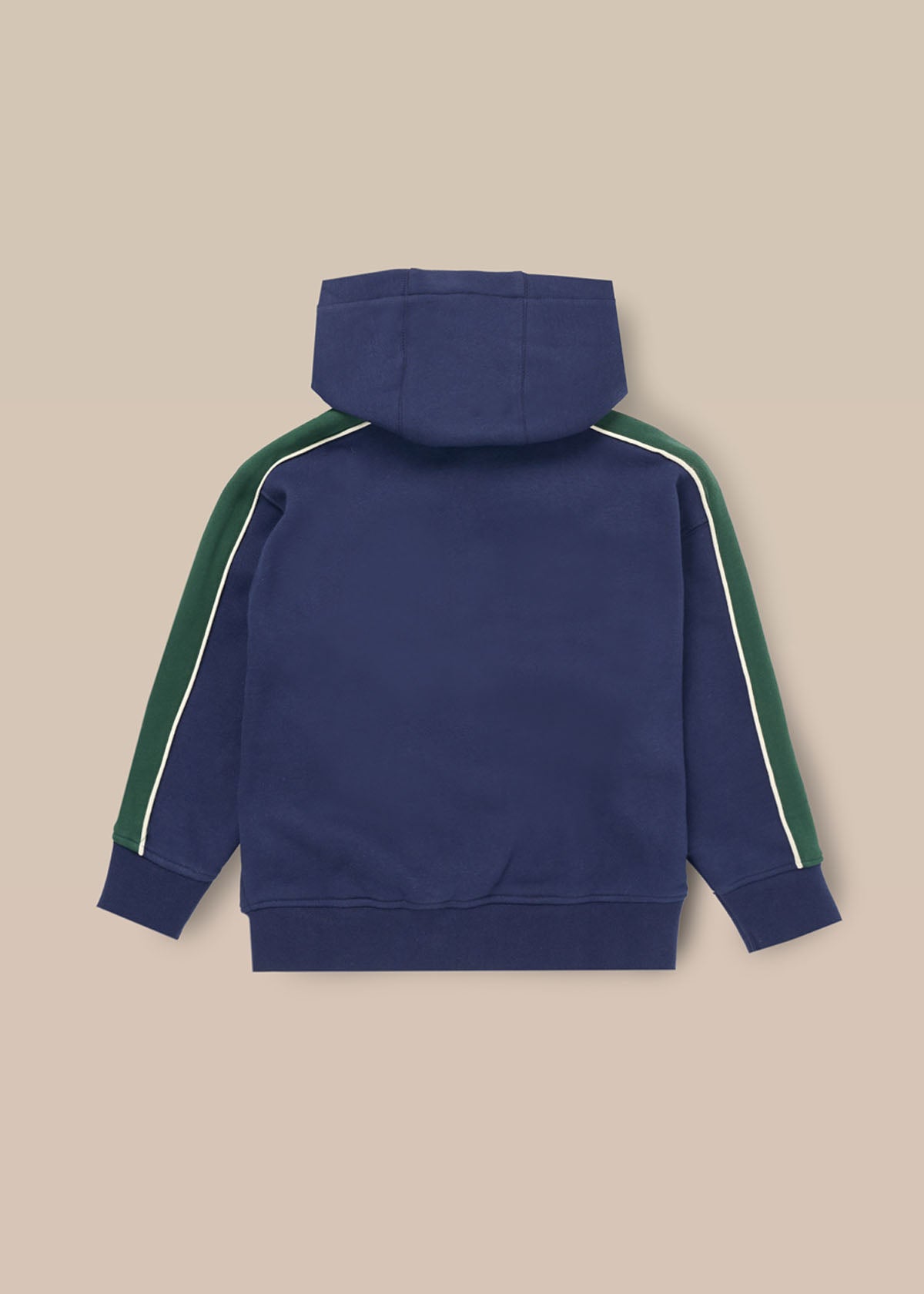 Victor Stud Closure Hoodie - Navy