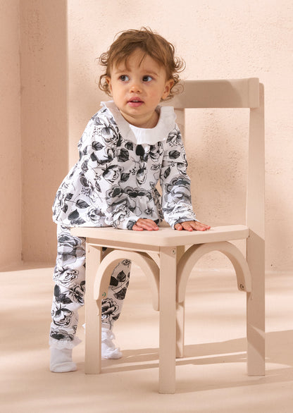 Piper White Floral Body & Legging Set