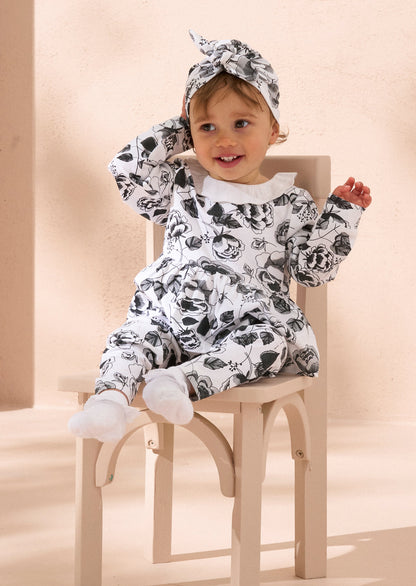 Piper White Floral Body & Legging Set