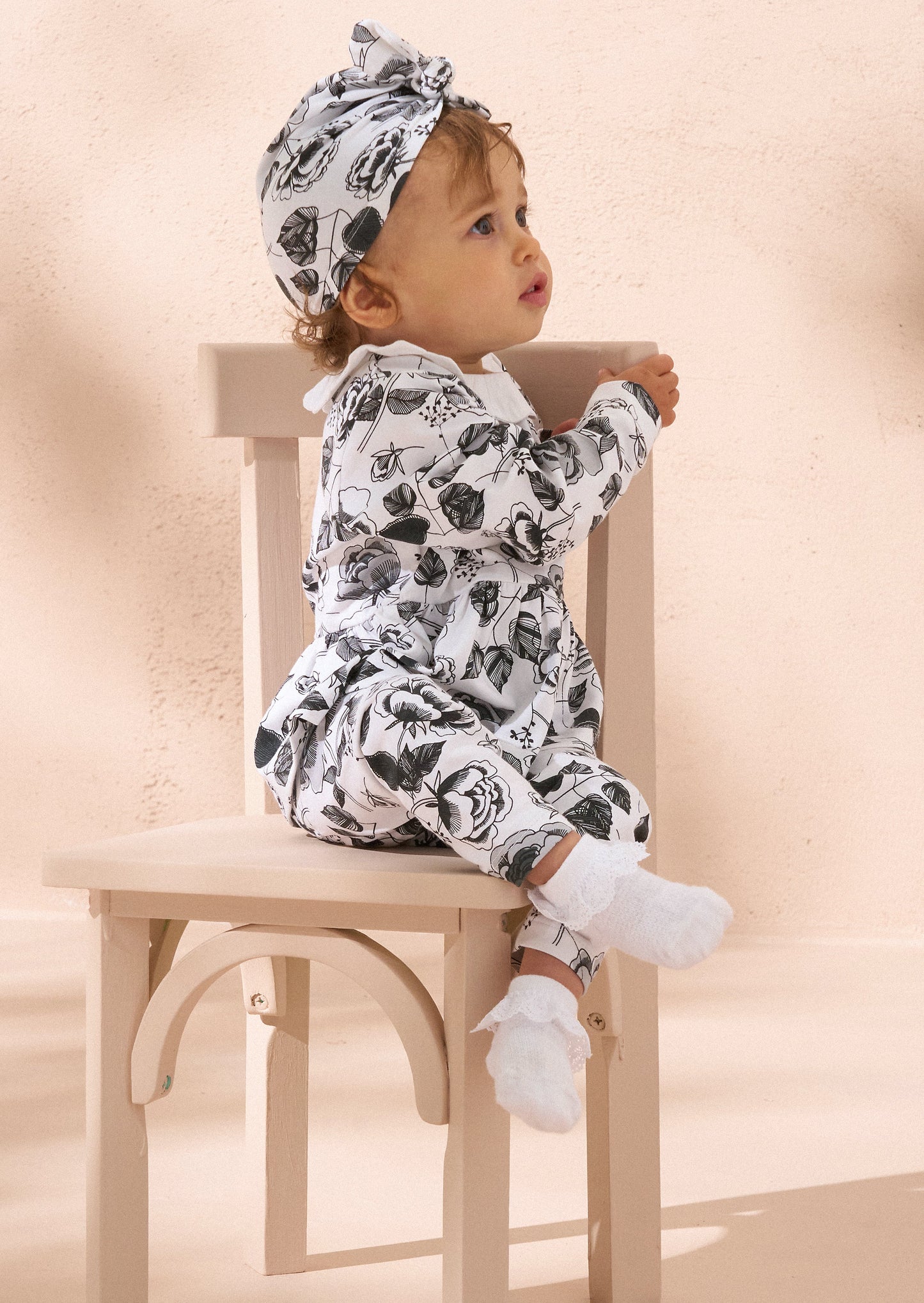 Piper White Floral Body & Legging Set