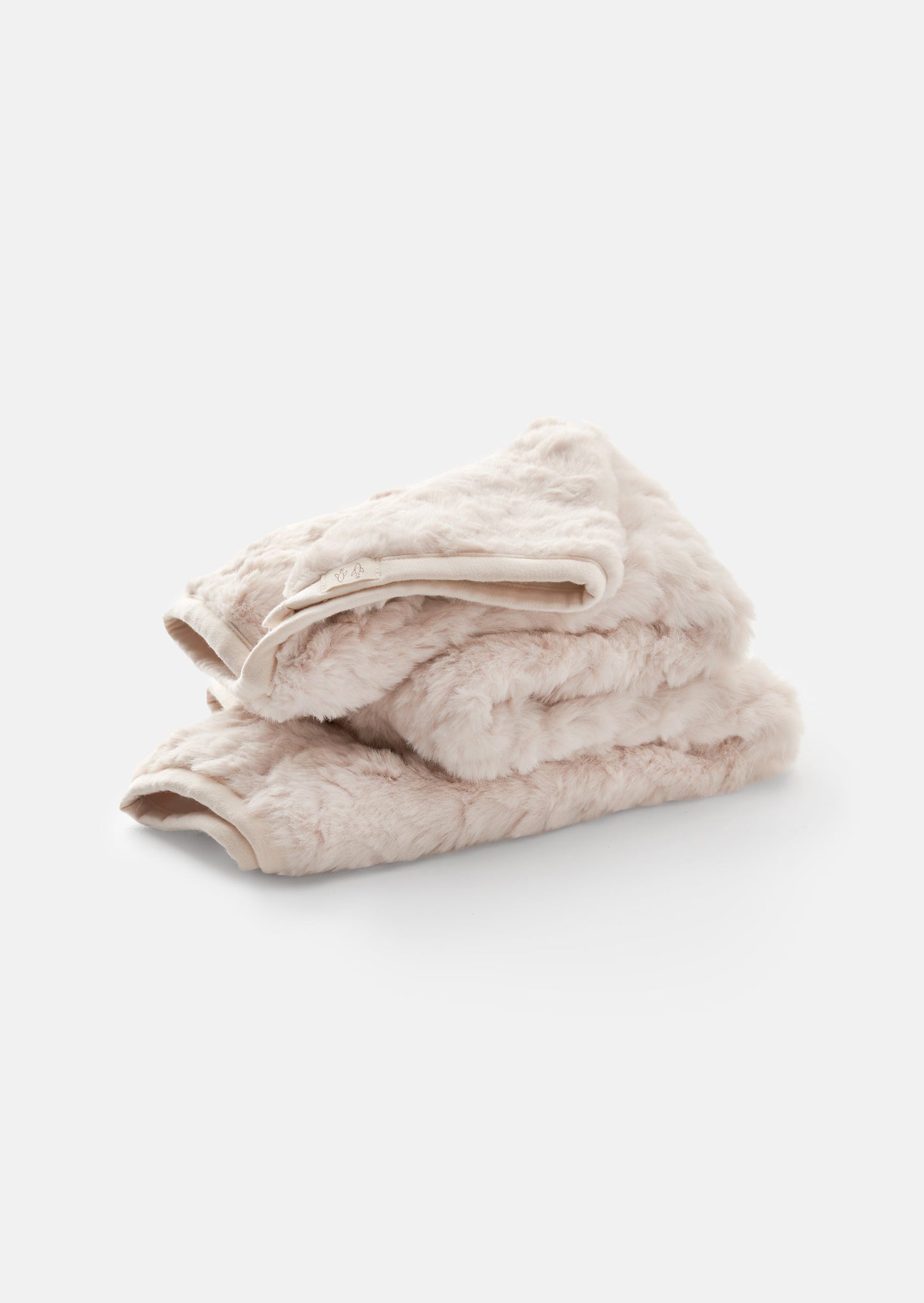Aubrey Taupe Faux Fur Blanket