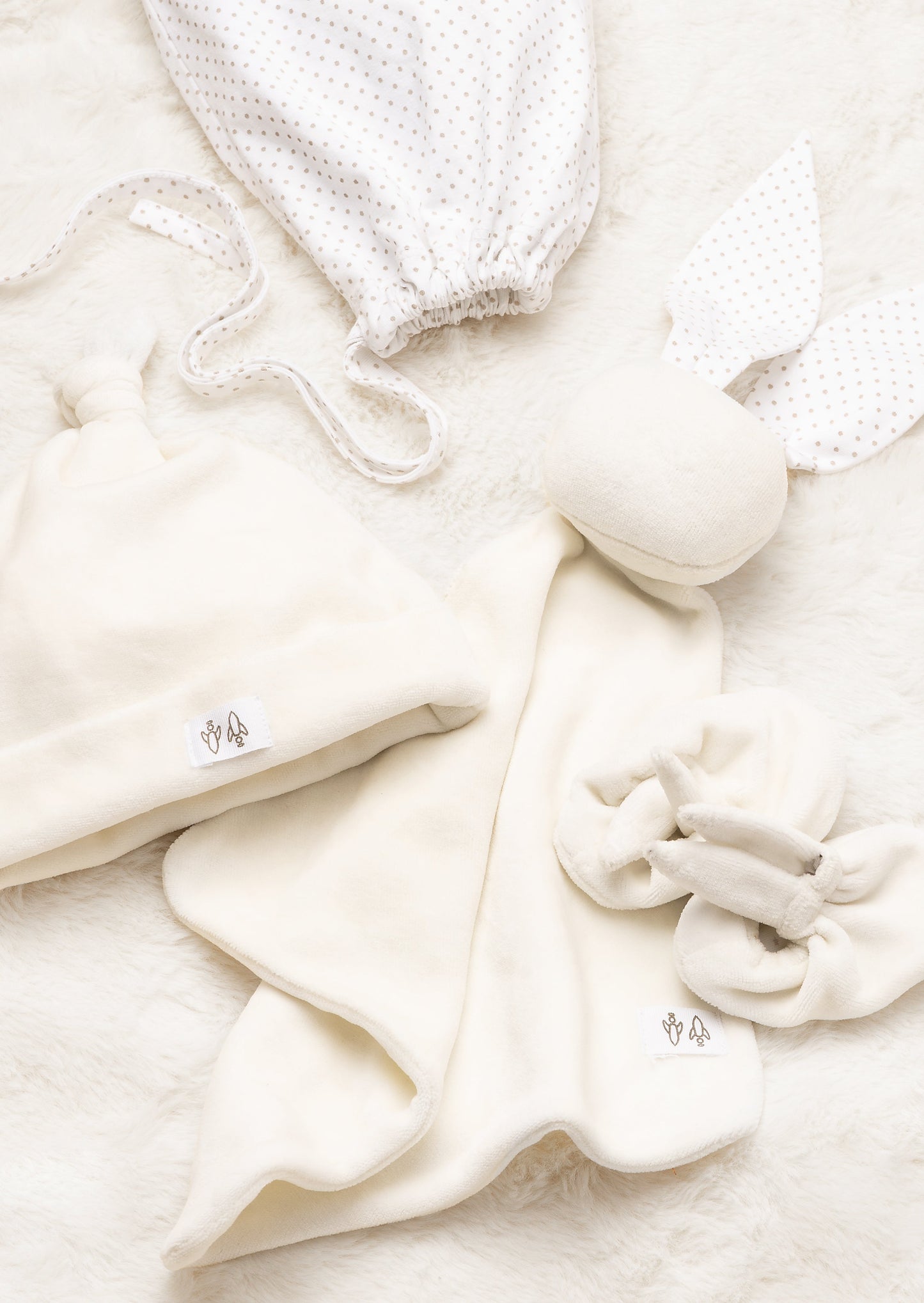 Elli Ecru Organic Cotton Comforter Set